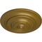 Ekena Millwork Classic Ceiling Medallion (Fits Canopies up to 4 1/8"), Hand-Painted Gold, 13 1/4"OD x 1/2"P CM13CLGLS - alternate 4